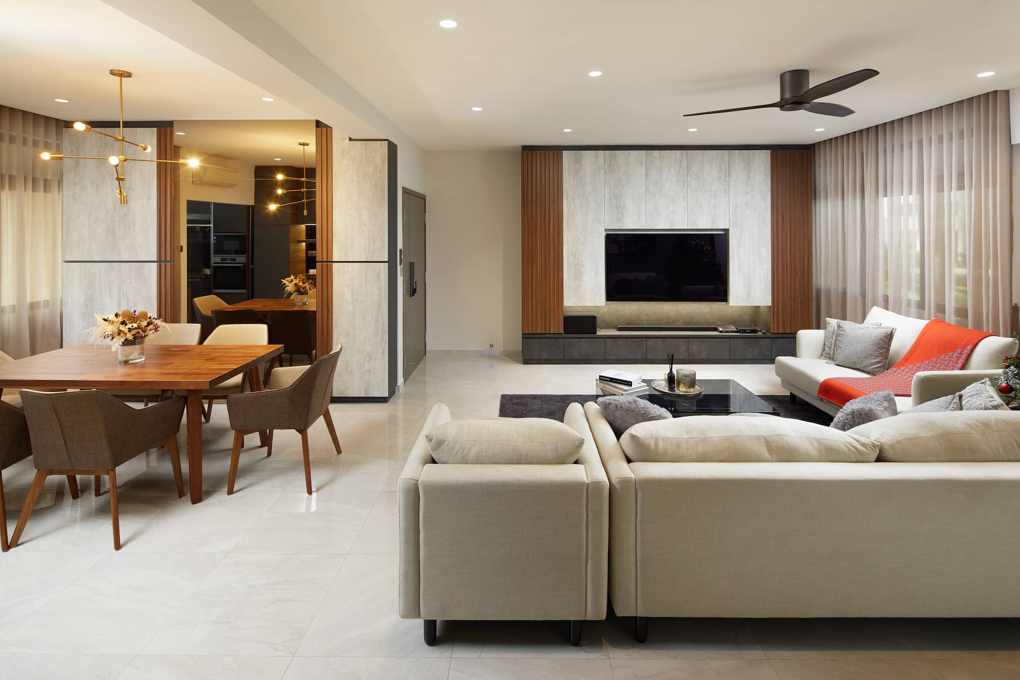 condo living room design singapore